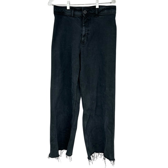 Zara Marine Straight Leg Jeans - Black - Size 10 - Picture 5 of 9